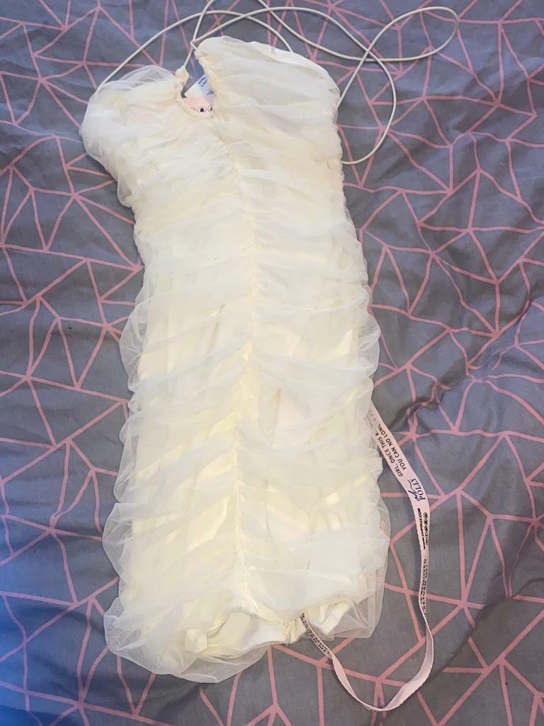 Brand new oh Polly cream dress size 6 